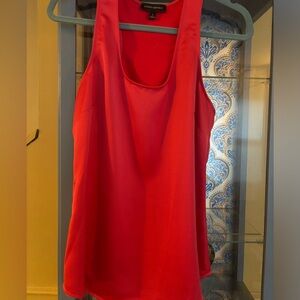 Banana republic bright pink sleeveless blouse